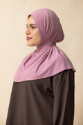 Premium Jersey Instant Hijab - Pink Purple